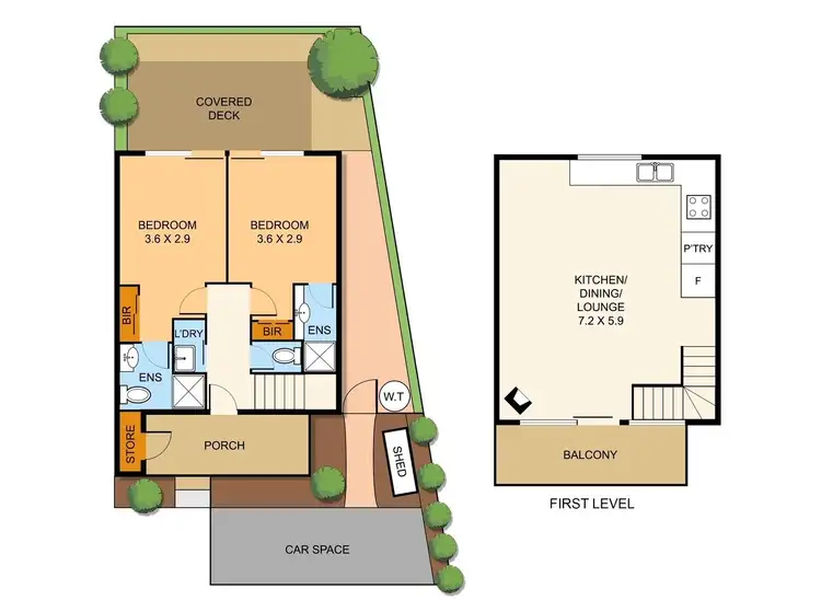 Floorplan of Homely unit listing, 25/3 Ashley Street, Wantirna VIC 3152