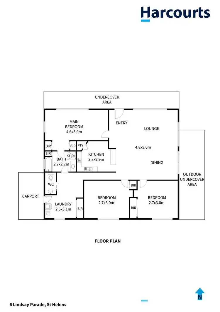 Floorplan of Homely house listing, 6 Lindsay Parade, St Helens TAS 7216