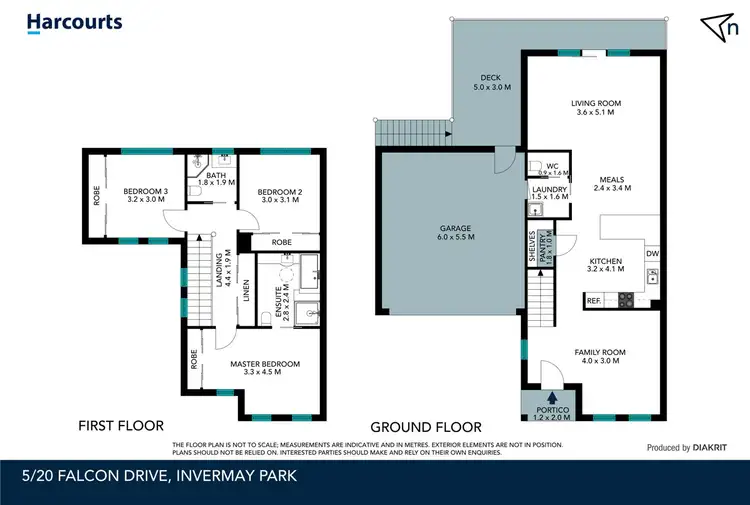Floorplan of Homely townhouse listing, 5/20 Falcon Drive, Invermay Park VIC 3350
