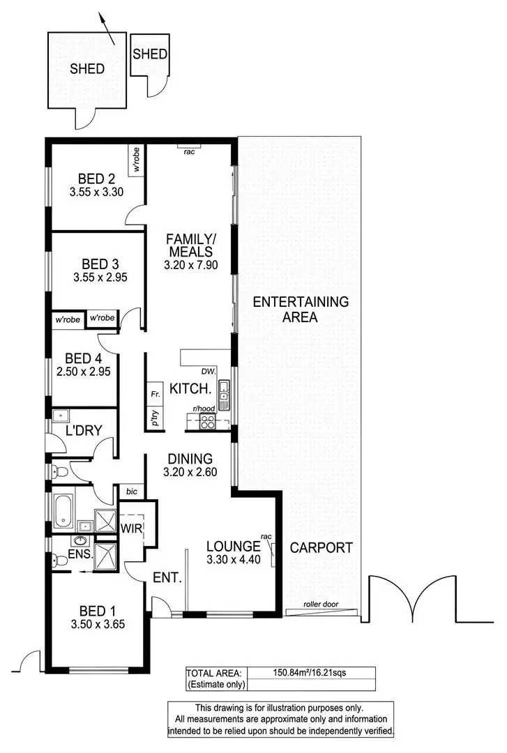 Floorplan of Homely house listing, 6 Spriggs Road, Onkaparinga Hills SA 5163