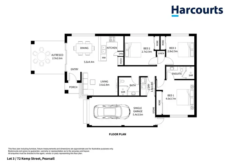 Floorplan of Homely house listing, Pro Lot 3/72 Kemp Street, Pearsall WA 6065
