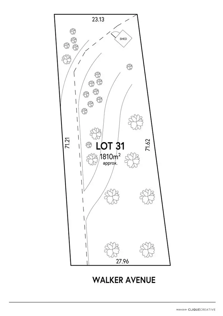 Floorplan of Homely land listing, 6B Walker Avenue, Heathfield SA 5153
