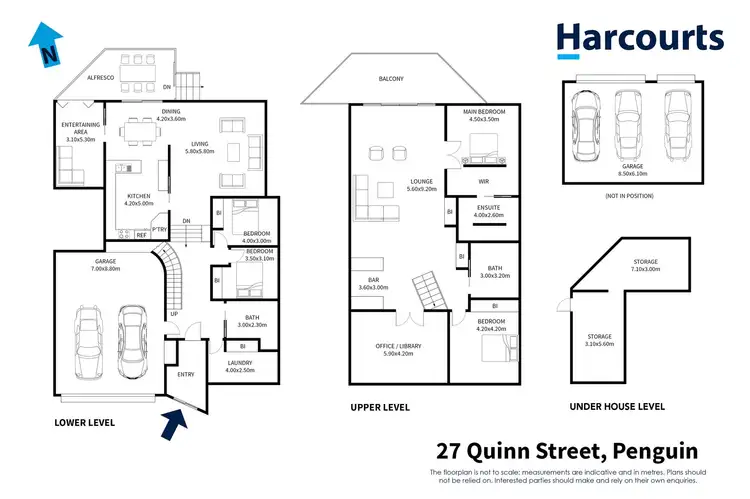 Floorplan of Homely house listing, 27 Quinn Street, Penguin TAS 7316