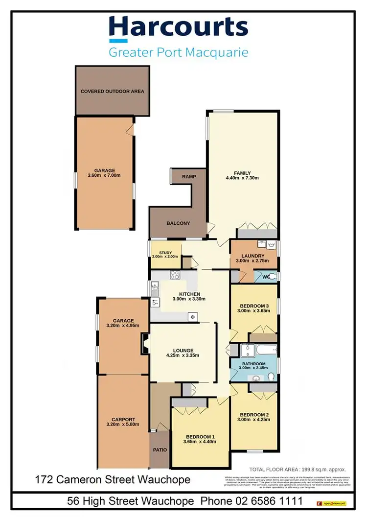 Floorplan of Homely house listing, 172 Cameron Street, Wauchope NSW 2446