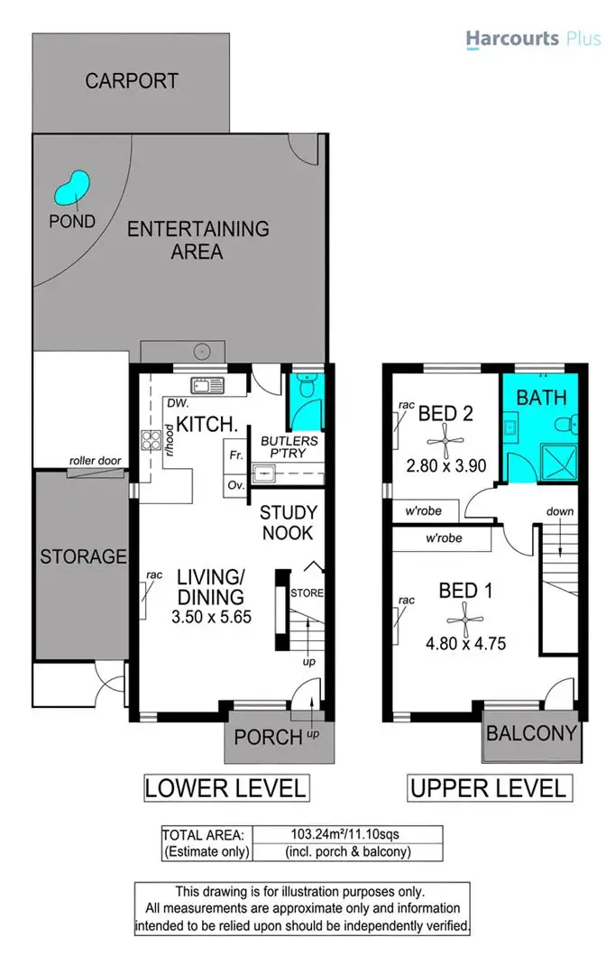 Floorplan of Homely house listing, 1/3 Clayton Avenue, Plympton SA 5038