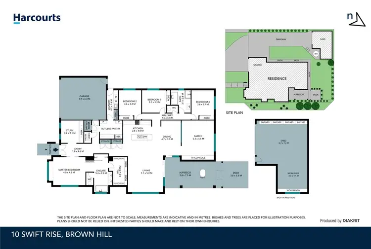 Floorplan of Homely house listing, 10 Swift Rise, Brown Hill VIC 3350