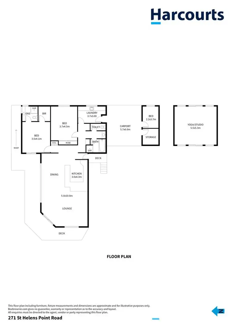Floorplan of Homely house listing, 271 St Helens Point Road, Akaroa TAS 7216