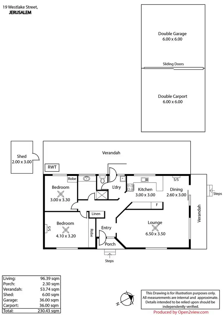 Floorplan of Homely house listing, 19 Westlake Street, Kadina SA 5554