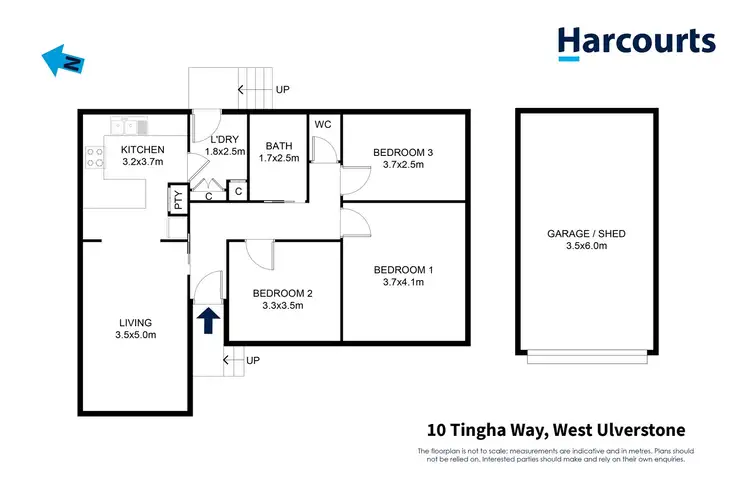 Floorplan of Homely house listing, 10 Tingha Way, West Ulverstone TAS 7315