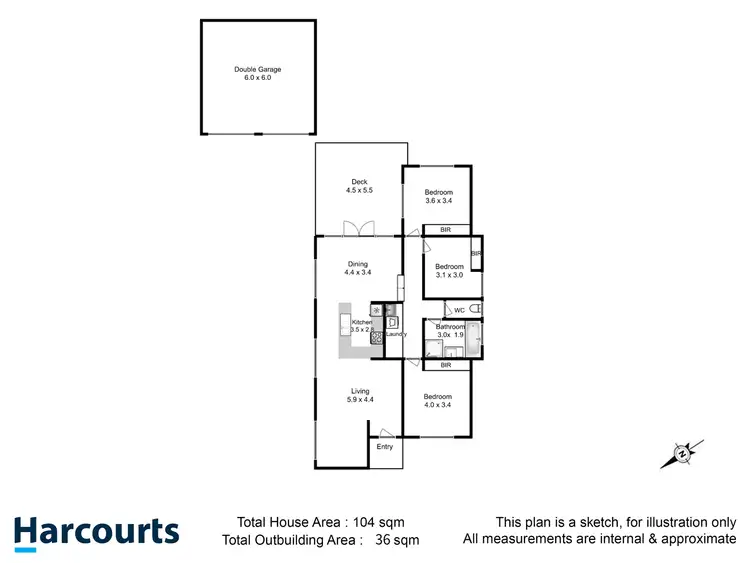 Floorplan of Homely house listing, 23 Joshua Street, Mornington TAS 7018