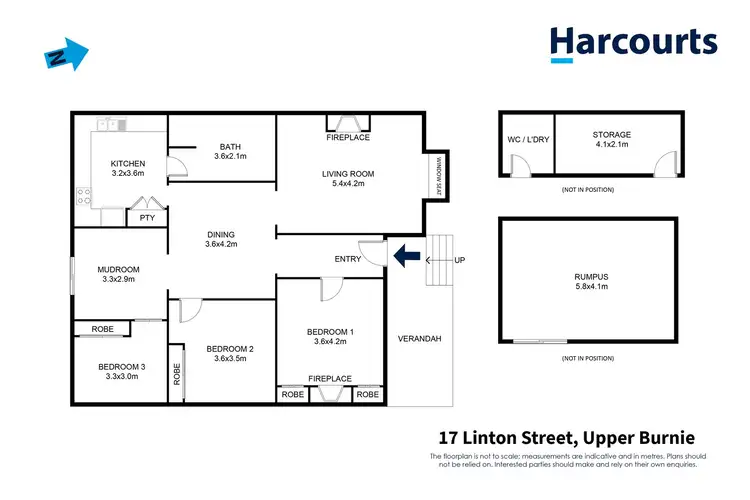 Floorplan of Homely house listing, 17 Linton Street, Upper Burnie TAS 7320
