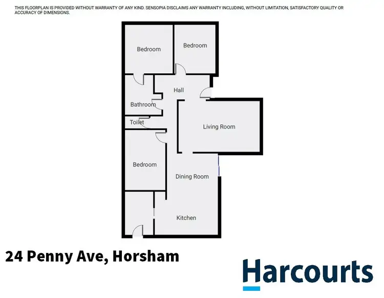 Floorplan of Homely house listing, 24 Penny Avenue, Horsham VIC 3400