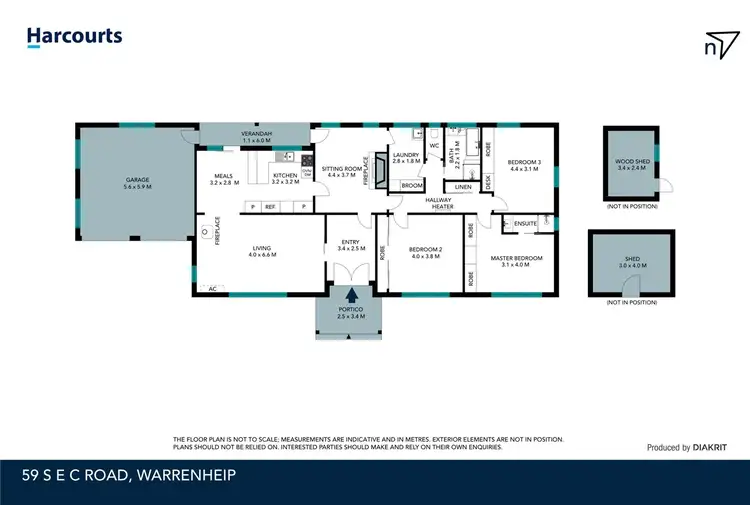 Floorplan of Homely house listing, 59 S E C Road, Warrenheip VIC 3352
