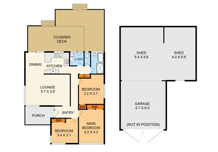 Floorplan of Homely house listing, 414 Mount Dandenong Rd, Croydon VIC 3136