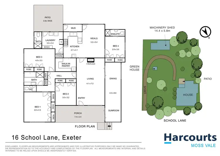 Floorplan of Homely house listing, 16 School Lane, Exeter NSW 2579