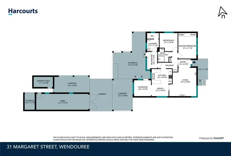 Floorplan of Homely house listing, 31 Margaret Street, Wendouree VIC 3355