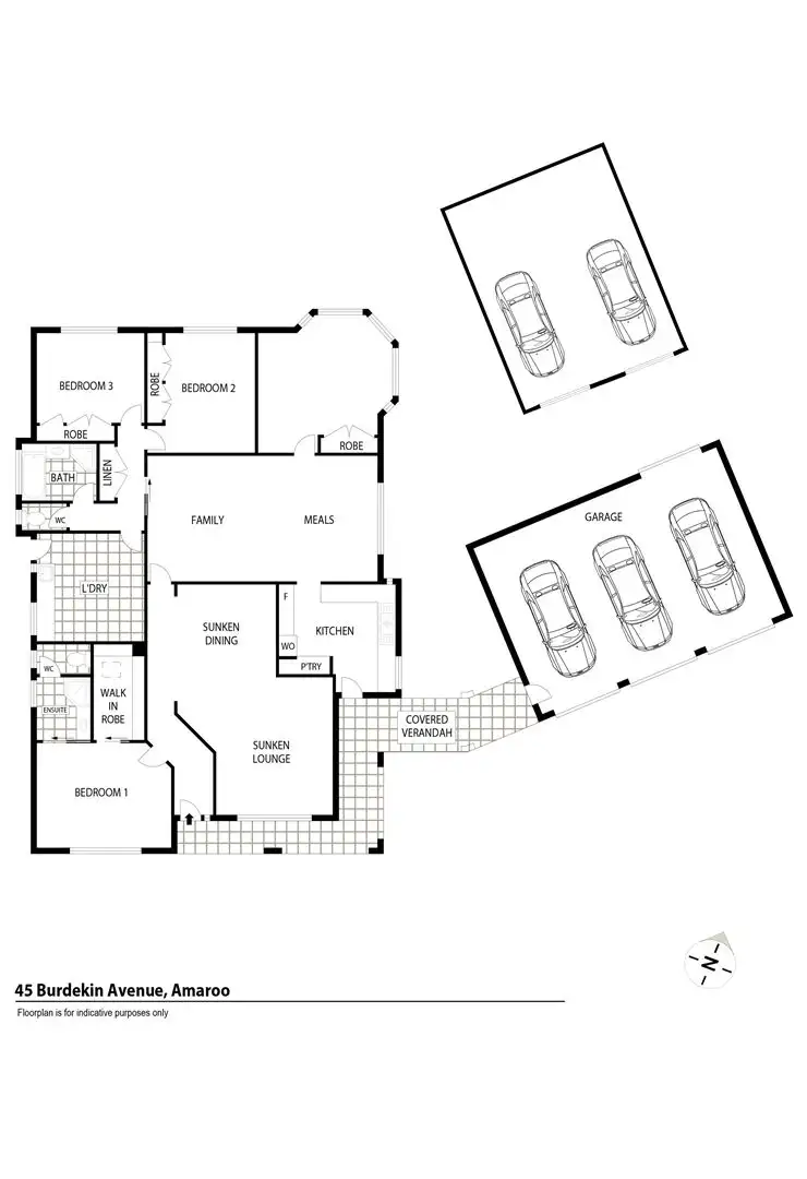 Floorplan of Homely house listing, 45 Burdekin Avenue, Amaroo ACT 2914