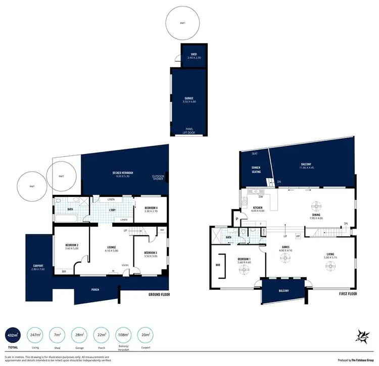 Floorplan of Homely house listing, 5 Ellensford Terrace, Middleton SA 5213