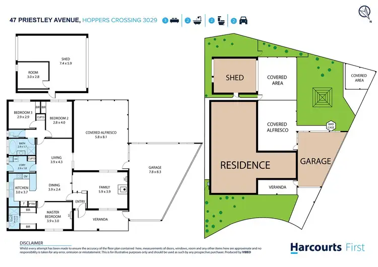 Floorplan of Homely house listing, 47 Priestley Avenue, Hoppers Crossing VIC 3029