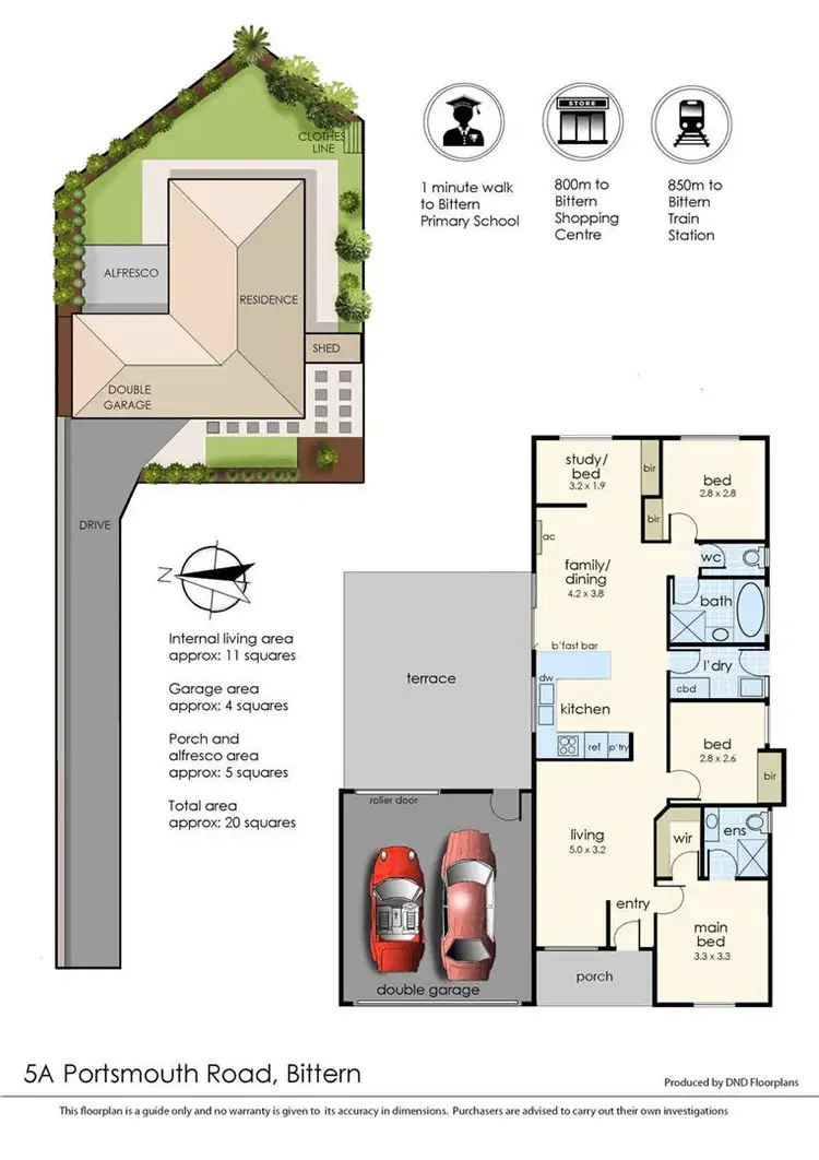 Floorplan of Homely house listing, 5a Portsmouth Road, Bittern VIC 3918