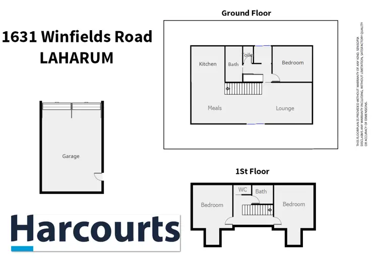 Floorplan of Homely house listing, 1631 Winfields Road, Laharum VIC 3401