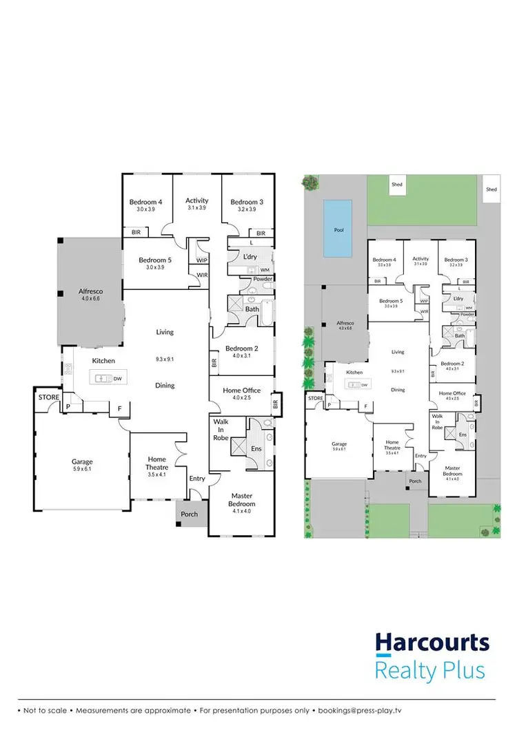 Floorplan of Homely house listing, 13 Blossom Chase, Aubin Grove WA 6164