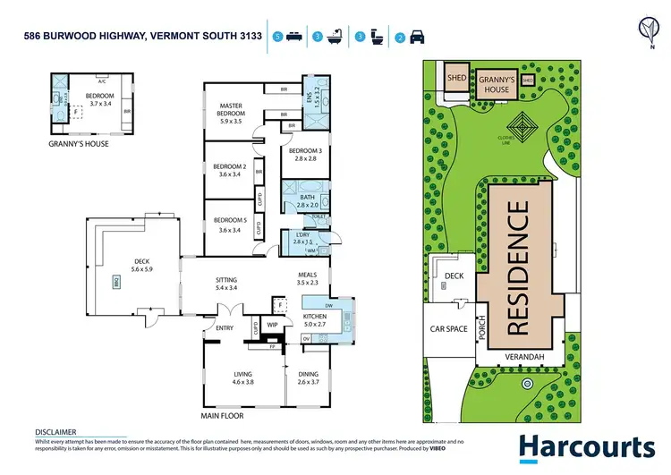 Floorplan of Homely house listing, 586 Burwood Highway, Vermont South VIC 3133