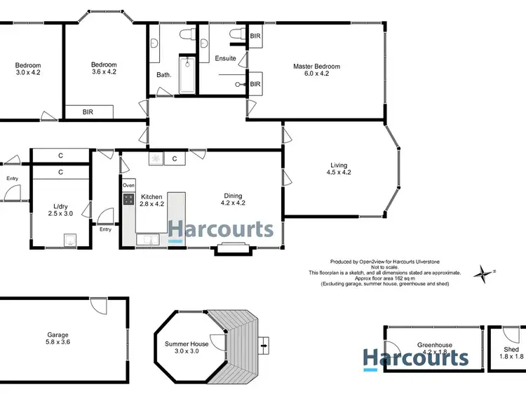 Floorplan of Homely house listing, 1 Dudley Crescent, Ulverstone TAS 7315