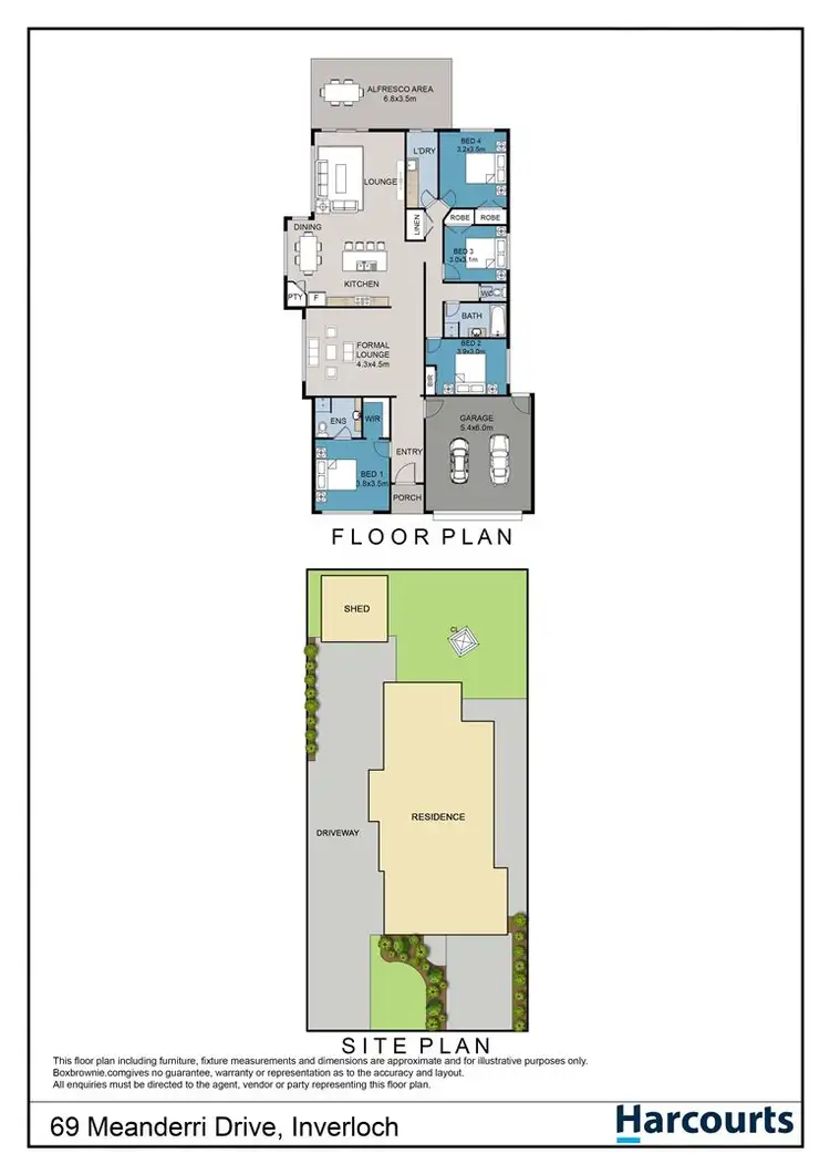Floorplan of Homely house listing, 69 Meanderri Drive, Inverloch VIC 3996