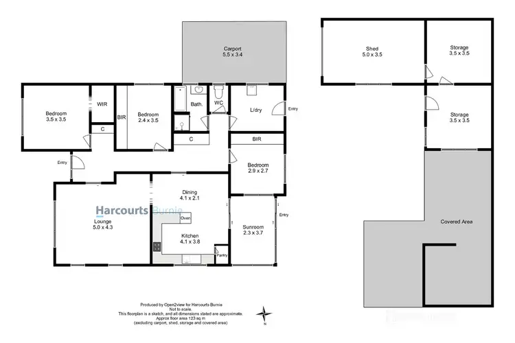 Floorplan of Homely house listing, 8 Hogarth Road, Sulphur Creek TAS 7316
