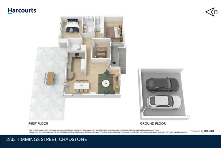 Floorplan of Homely townhouse listing, 2/35 Timmings Street, Chadstone VIC 3148