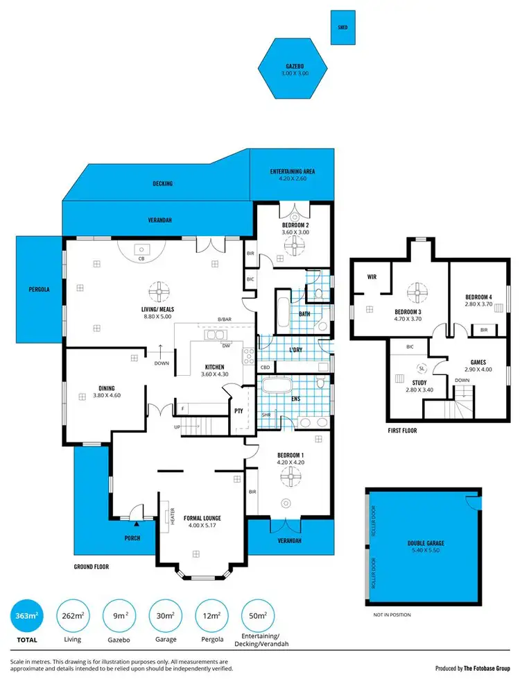 Floorplan of Homely house listing, 65 Kingfisher Circuit, Flagstaff Hill SA 5159