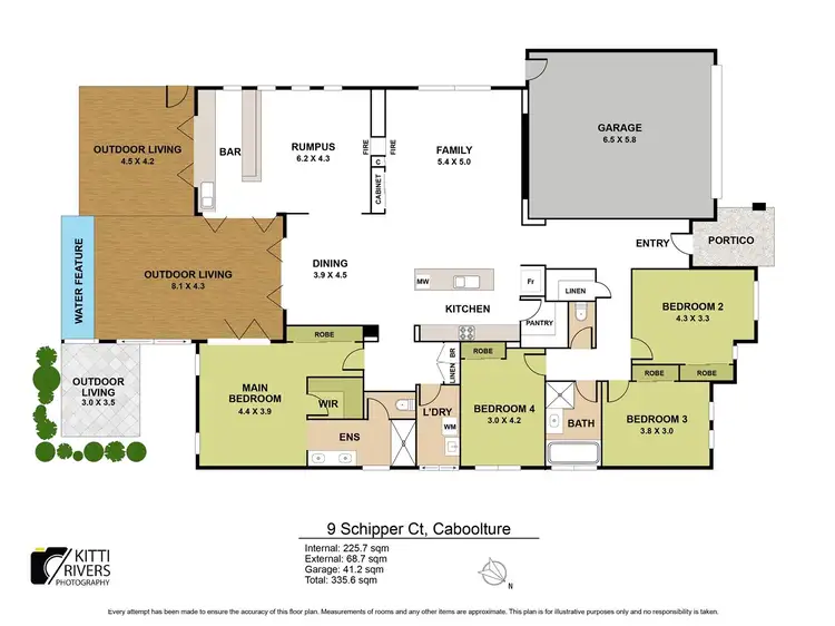 Floorplan of Homely house listing, 9 Schipper Court, Caboolture QLD 4510