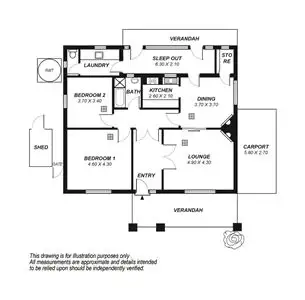Floorplan of Homely house listing, 8 Ackland Avenue, Clarence Gardens SA