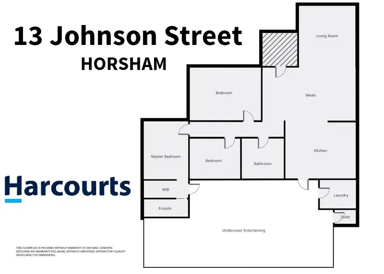 Floorplan of Homely house listing, 13 Johnson Street, Horsham VIC 3400
