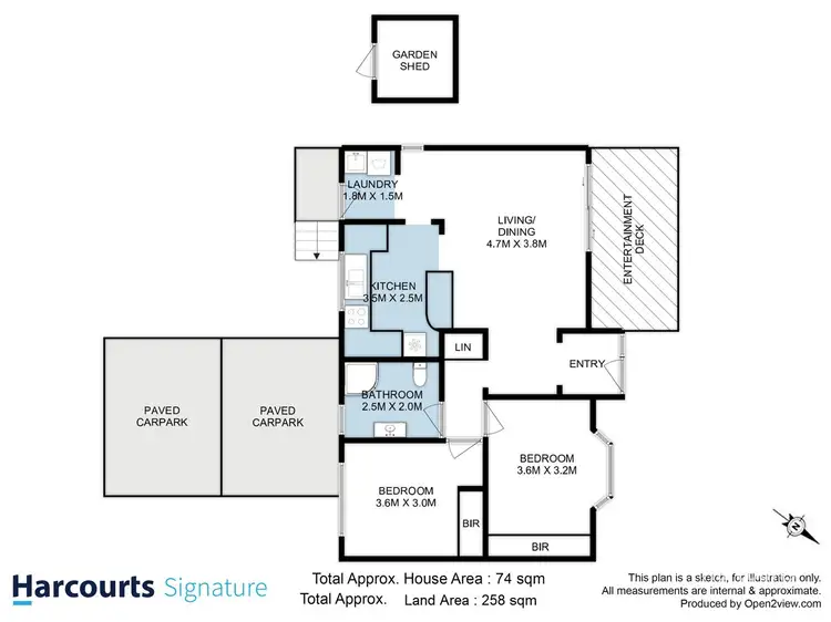 Floorplan of Homely unit listing, 1/159 Chapel Street, Glenorchy TAS 7010