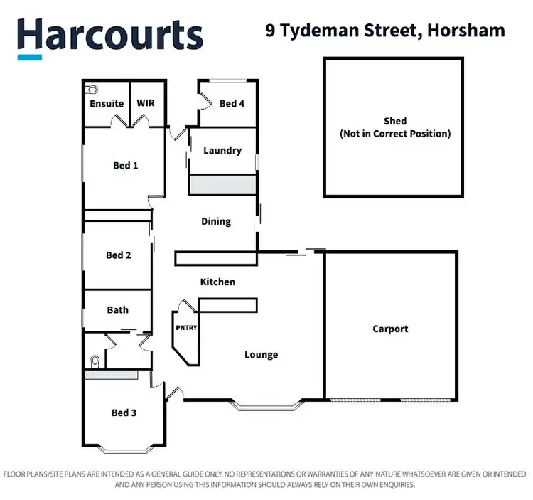 Floorplan of Homely house listing, 9 Tydeman Street, Horsham VIC 3400