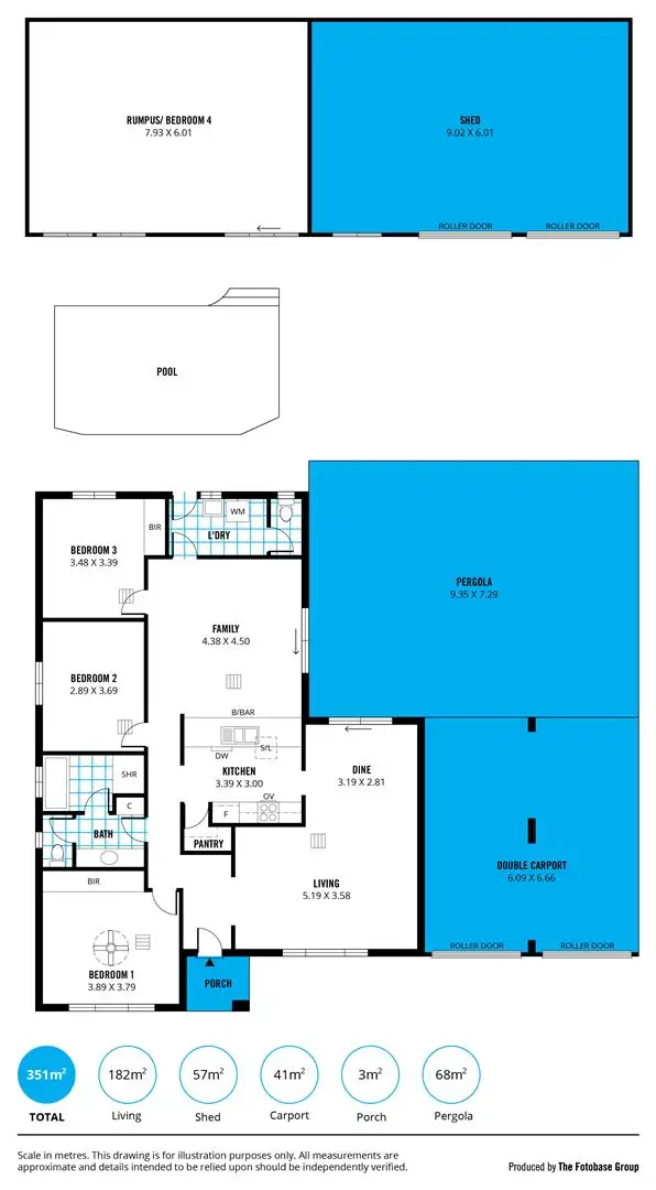 Floorplan of Homely house listing, 7 Turnberry Lane, Morphett Vale SA 5162