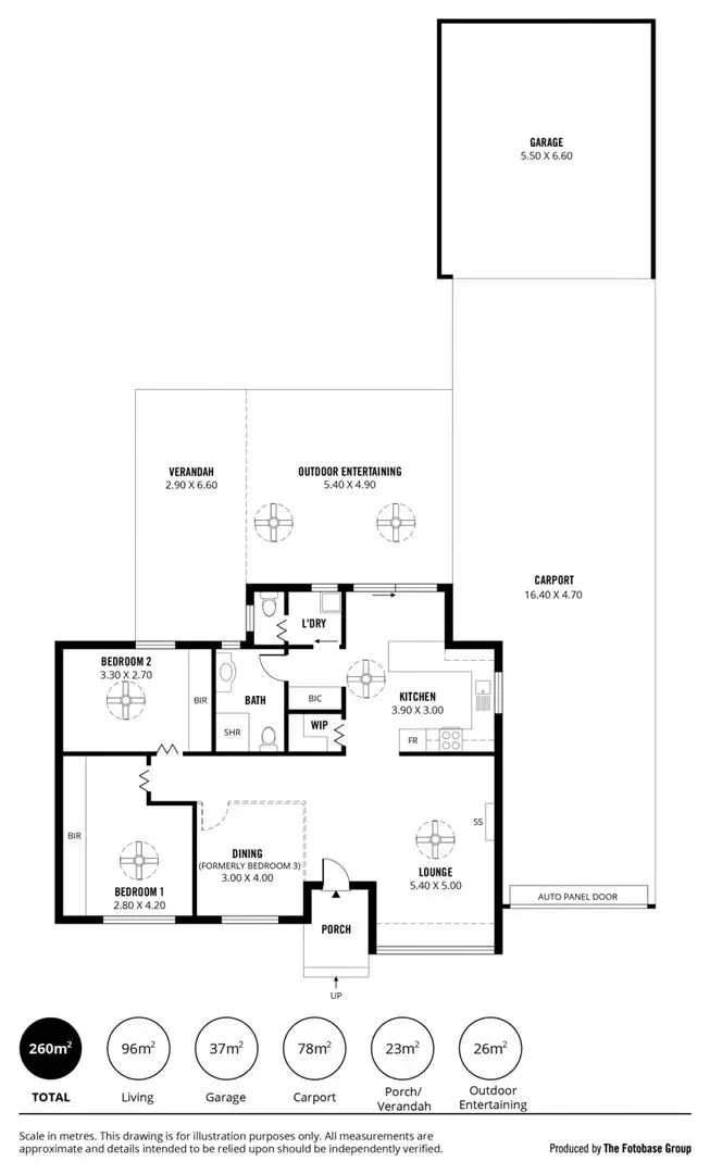 Floorplan of Homely house listing, 50 Dulkara Road, Ingle Farm SA 5098