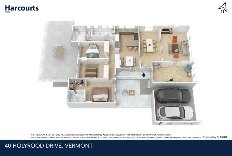 Floorplan of Homely house listing, 40 Holyrood Drive, Vermont VIC 3133