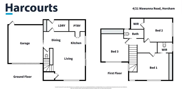 Floorplan of Homely townhouse listing, 4/21 Wawunna Road, Horsham VIC 3400