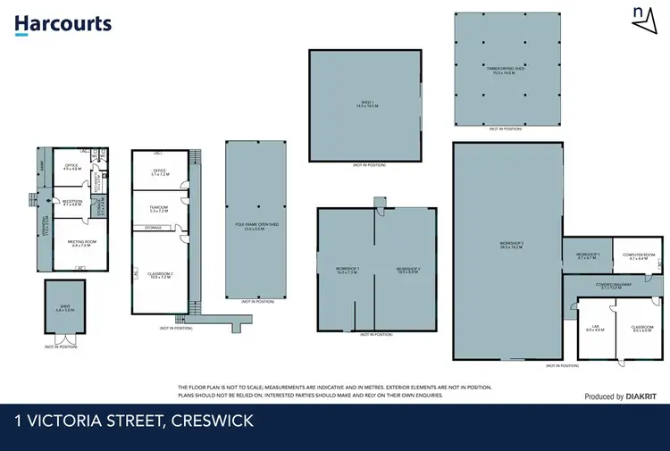Floorplan of Homely land listing, 1 Victoria Street, Creswick VIC 3363