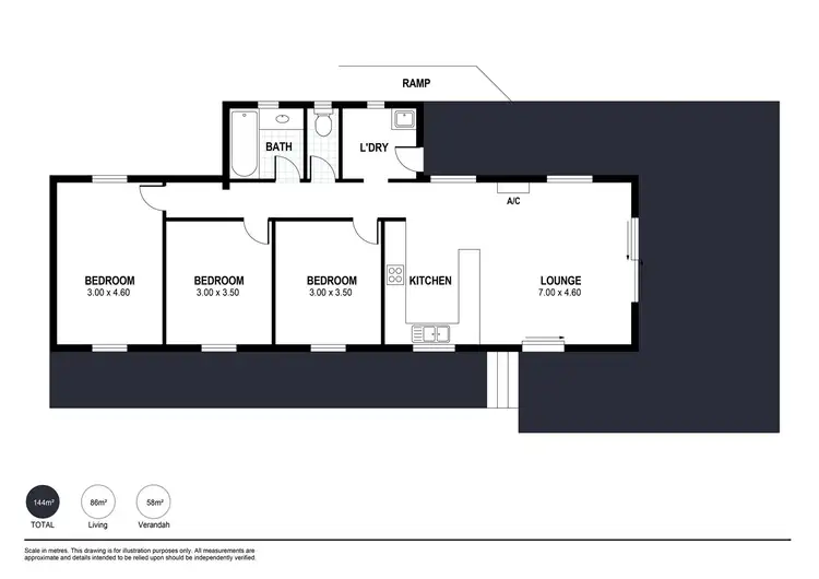 Floorplan of Homely house listing, 7 Godfrey Street, Goolwa Beach SA 5214