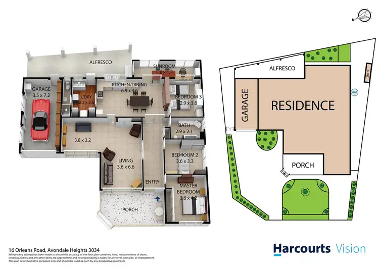 Floorplan of Homely house listing, 16 Orleans Road, Avondale Heights VIC 3034