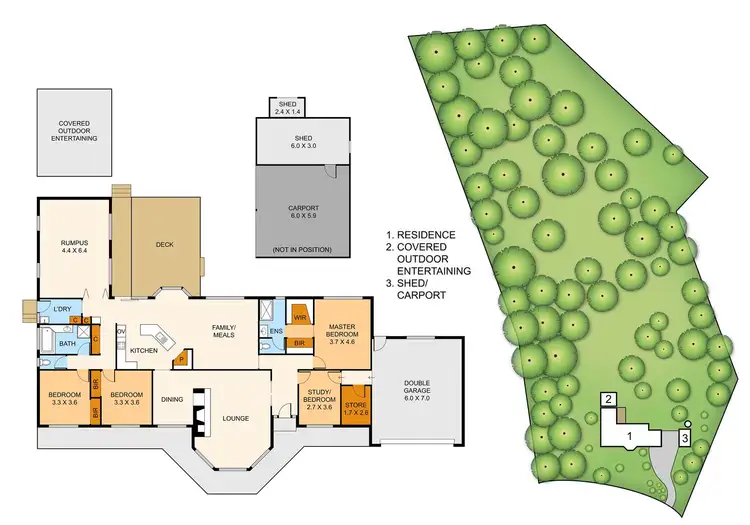 Floorplan of Homely house listing, 15 Cloverlea Drive, Kilsyth South VIC 3137