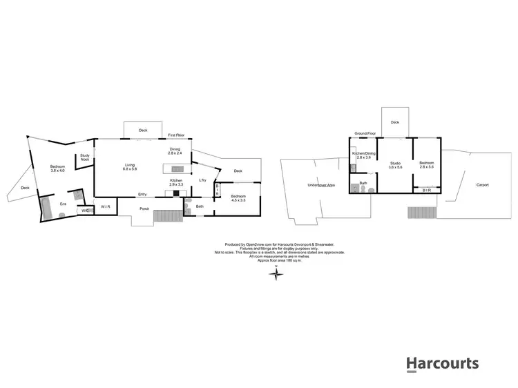 Floorplan of Homely house listing, 48 Hull Street, Leith TAS 7315