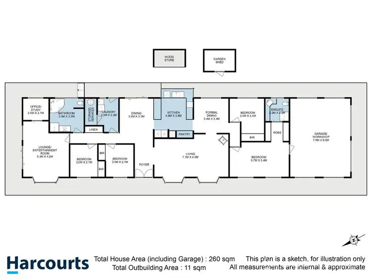 Floorplan of Homely house listing, 122 Beach Road, Margate TAS 7054