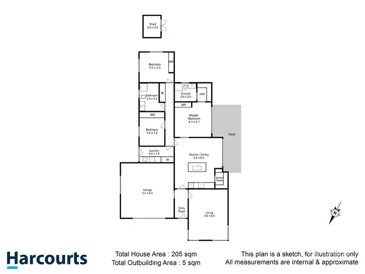 Floorplan of Homely house listing, 7 Sweetwater Road, Midway Point TAS 7171
