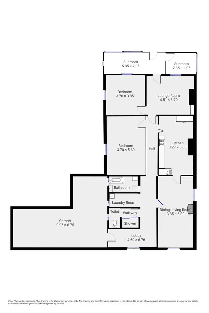 Floorplan of Homely house listing, 66 Railway Terrace, Peterborough SA 5422