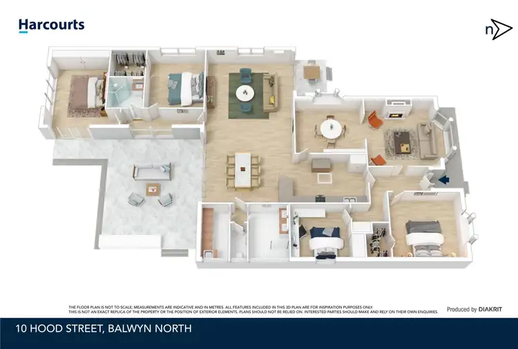 Floorplan of Homely house listing, 10 Hood Street, Balwyn North VIC 3104